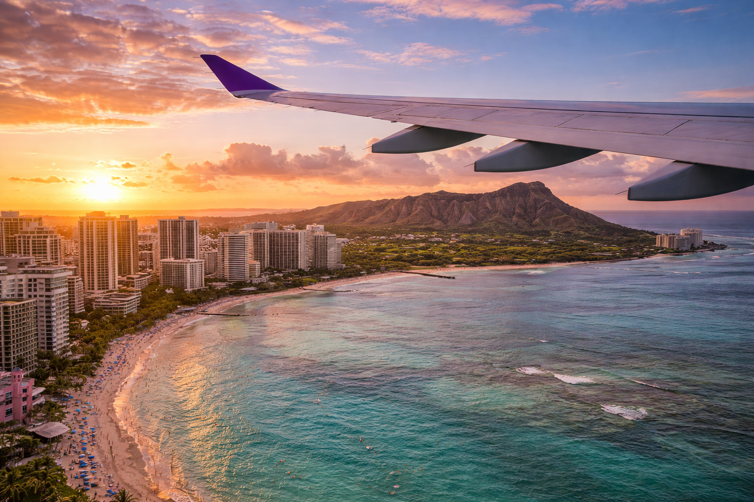 arriving to hawaii